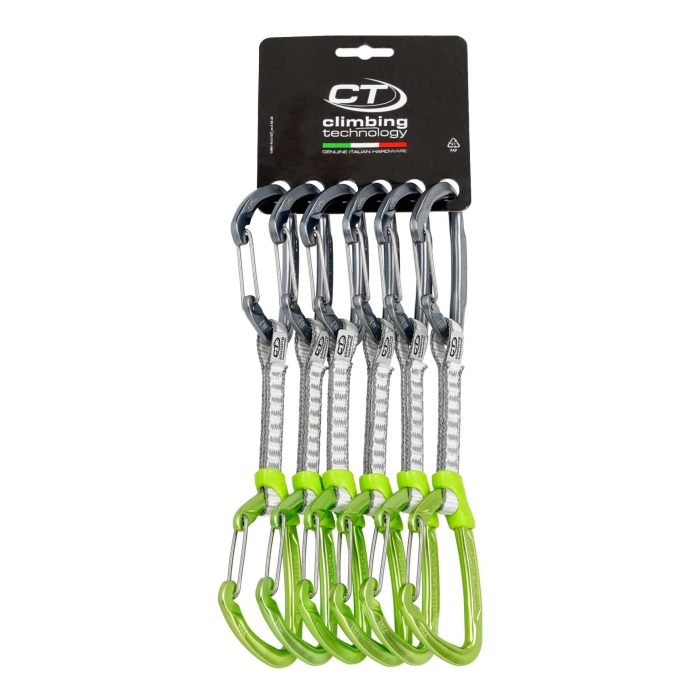Zestaw ekspresów Climbing Technology LIME-W SET DY 12 cm/ 6x - green