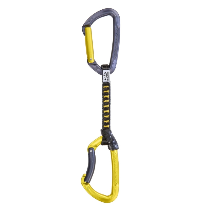 Ekspres Climbing Technology Lime Set DY 12cm - anthra/ ocher