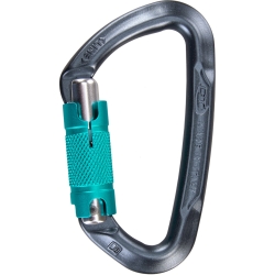 Karabinek Climbing Technology LIME WG - anthrazite/ aquamarine