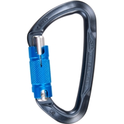 Karabinek Climbing Technology LIME WG - anthrazite/ blue