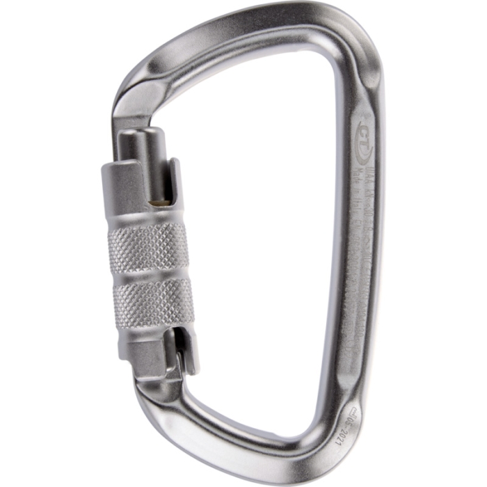 Karabinek Climbing Technology D-SHAPE TG - silver