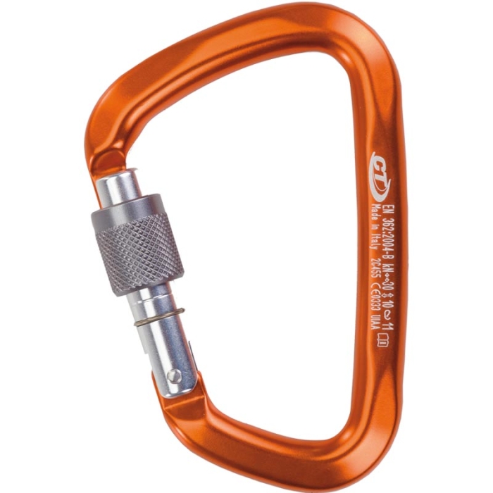 Karabinek Climbing Technology LARGE SG - orange