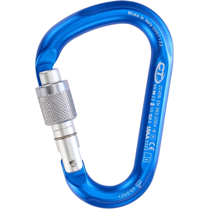 Karabinek Climbing Technology SNAPPY SG - blue