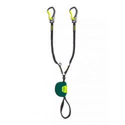 Lonża via ferrata Climbing Technology HOOK IT COMPACT - green/ lime