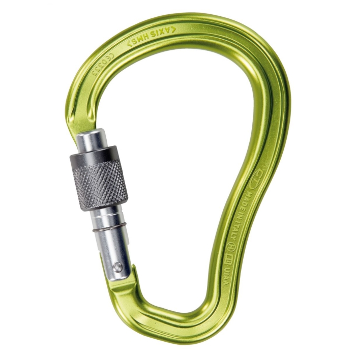 Karabinek Climbing Technology AXIS HMS SG - GREEN