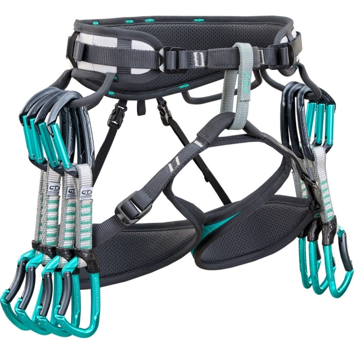 Uprząż Climbing Technology ASCENT - aquamarine/ silver