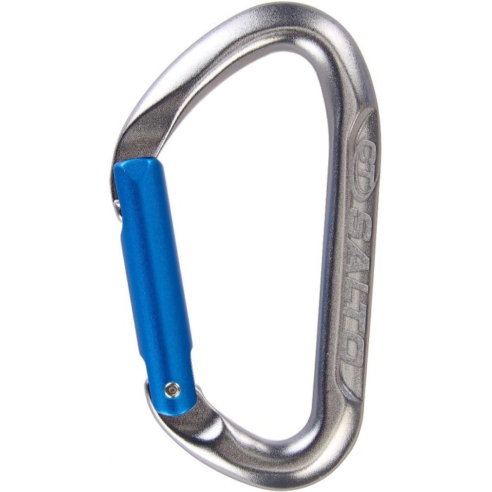 Karabinek Climbing Technology SALTO S - titanium/ electric blue
