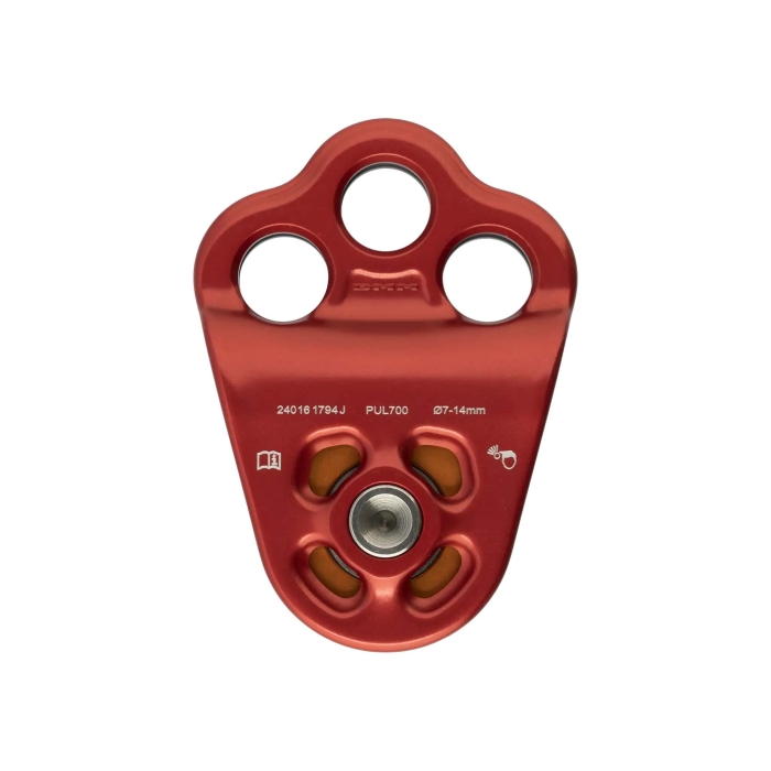 Bloczek DMM TRIPLE ATTACHMENT 2 - red