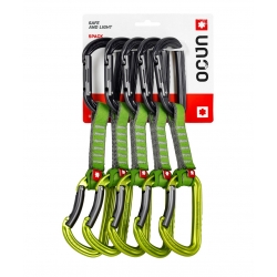 Zestaw ekspresów Ocun Falcon QD PA 16 mm/ 10 cm 5-pack - green