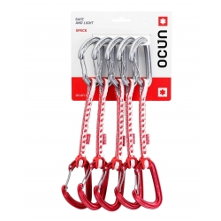 Zestaw ekspresów Ocun KESTREL QD DYN 8mm/ 15cm/ 5-pack/ red