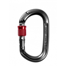 Karabinek OCUN OSPREY SCREW - Anthracite/ Red