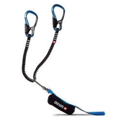 Lonża via ferrata Ocun CAPTUR PRO SWIVEL - Blue