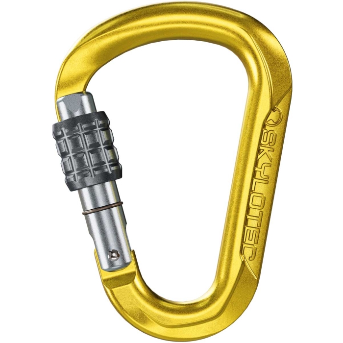 Karabinek Skylotec TONDO HMS SG - mustard